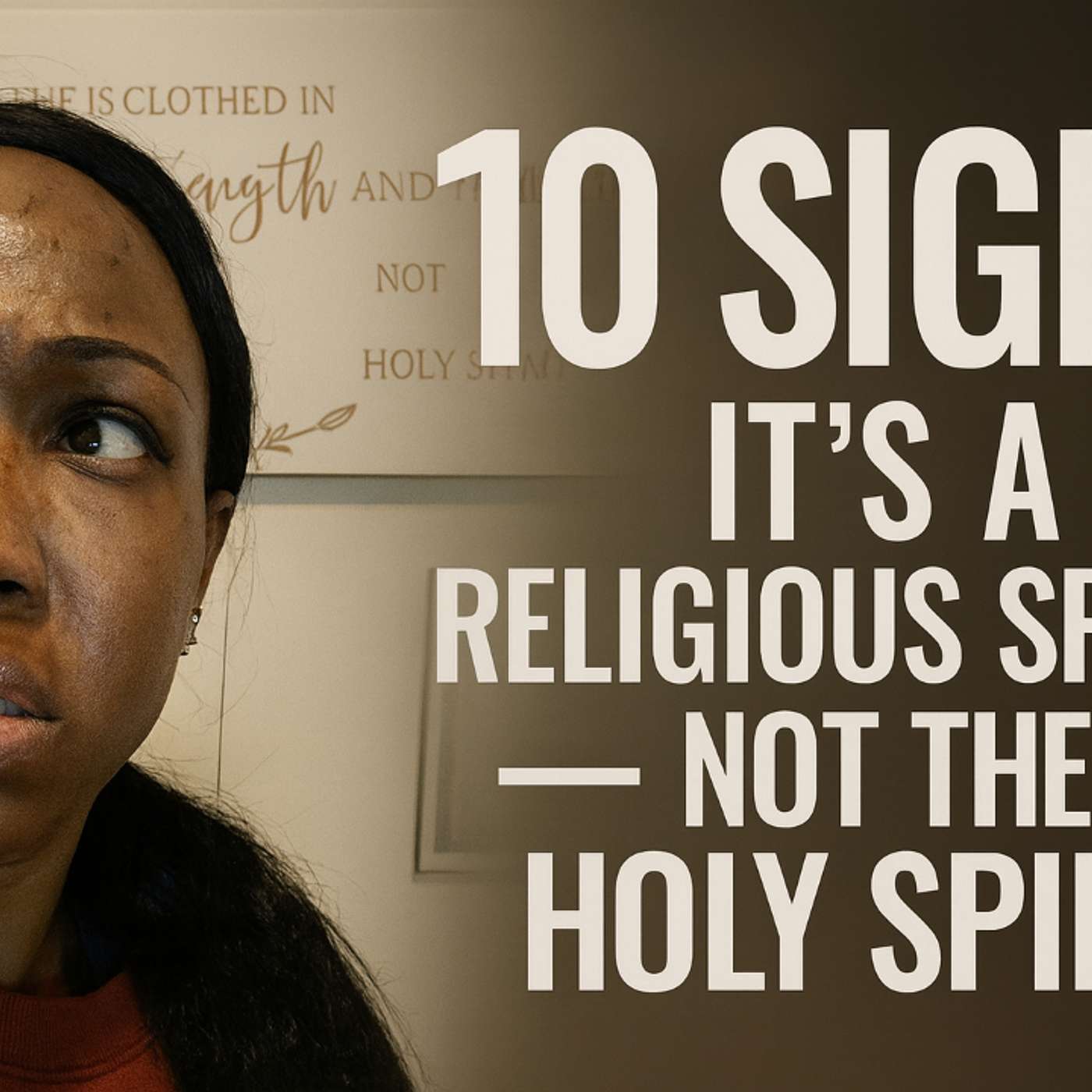 10 Signs Someone Is Carrying a Religious Spirit — Not the Holy Spirit.