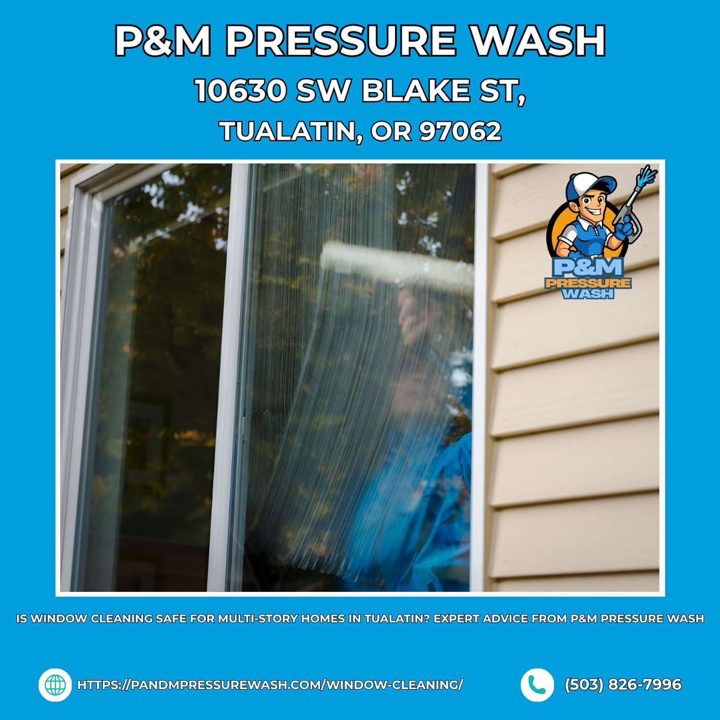 Is Window Cleaning Safe for Multi-Story Homes in Tualatin? Expert Advice From P&M Pressure Wash episode artwork