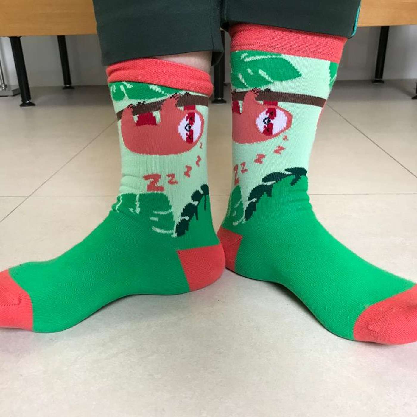 How to get a stranger to show you their socks