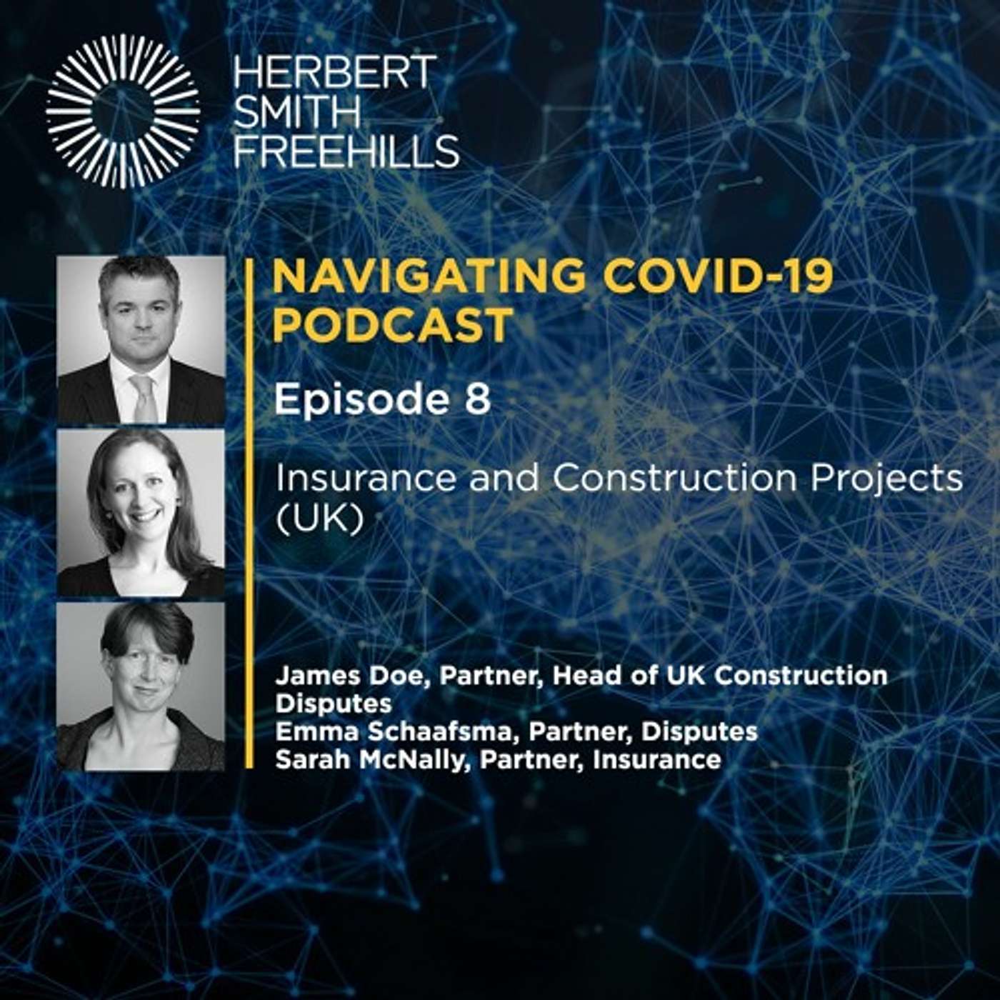 EP8 COVID-19: Insurance and Construction Projects (UK) episode artwork