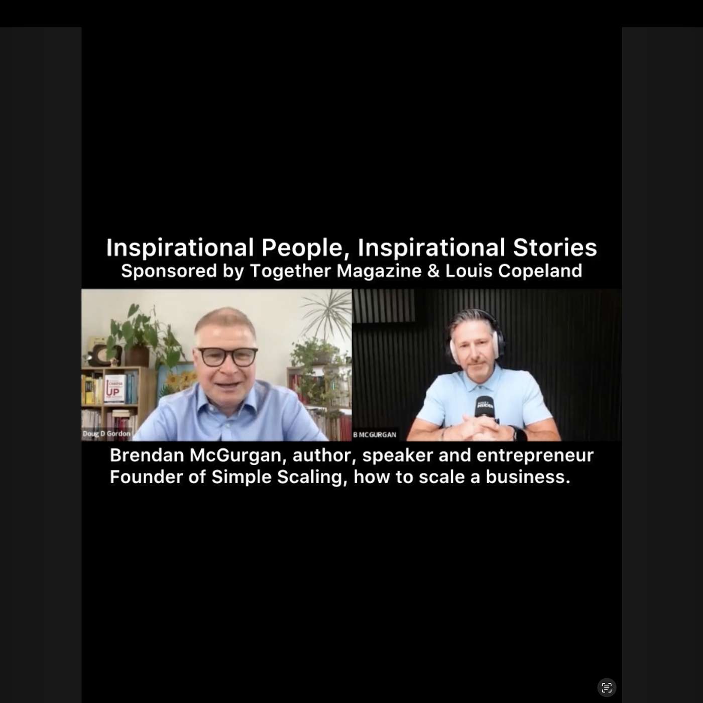 Brendan McGurgan, Founder, Simply Scaling. Author, Speaker, Trainer, and Coach. episode artwork