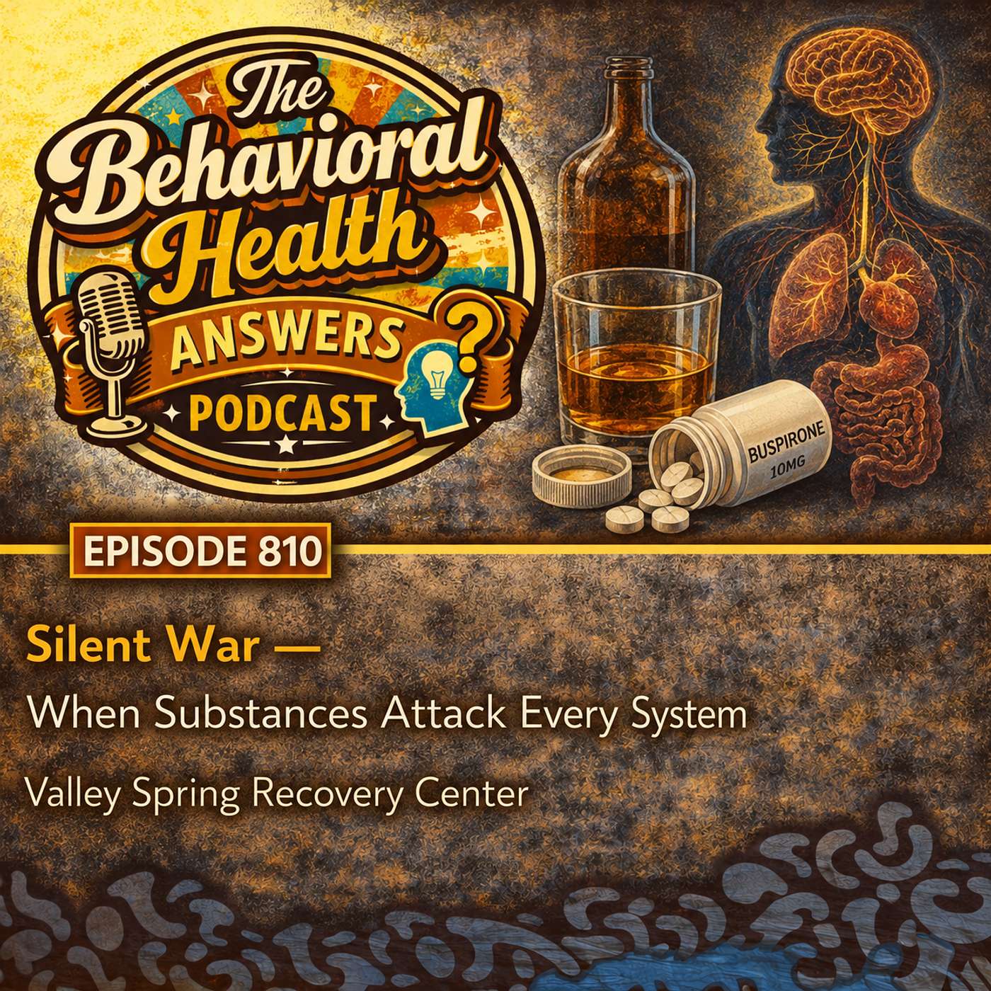 Episode 810: Silent War - When Substances Attack Every System | Valley Spring Recovery Center episode artwork