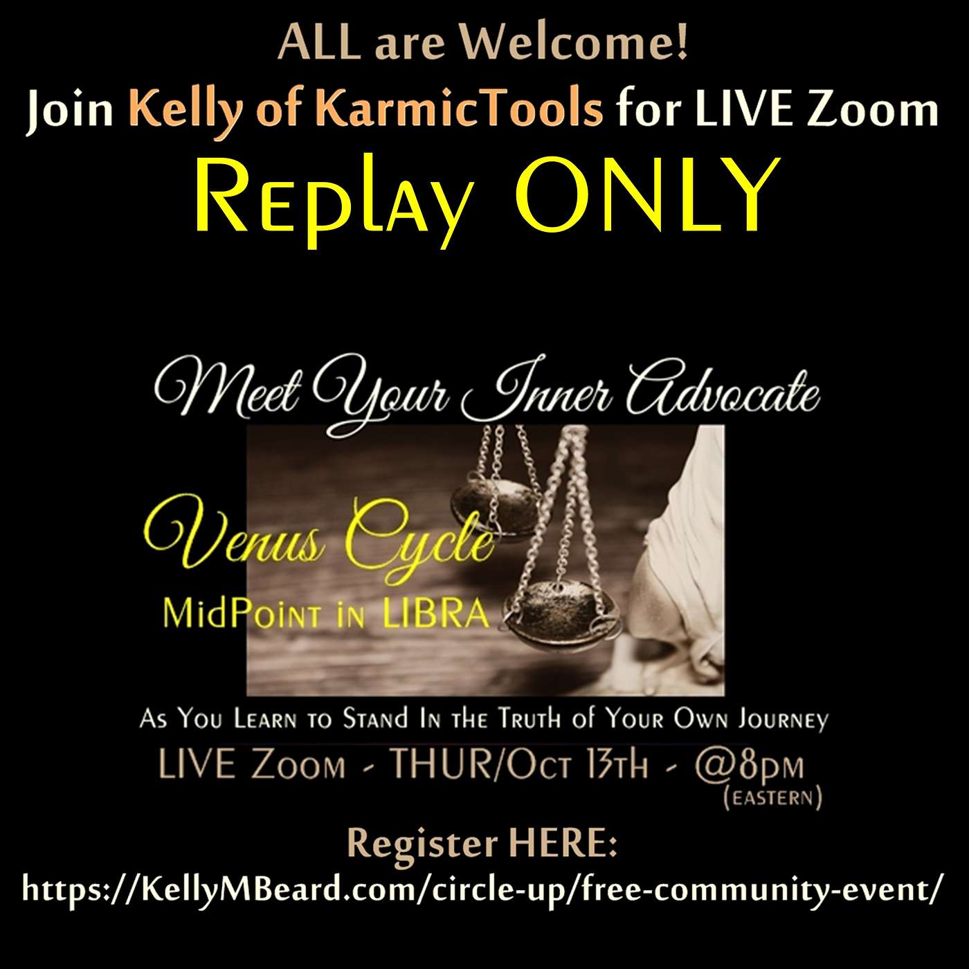 Special Venus Cycle MidPoint ~ OUTER Initiation in LIBRA