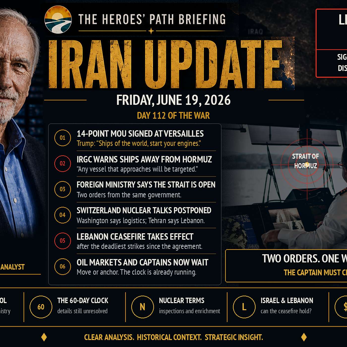 Heroes' Path Brief: Iran Update (June 19, 2026) episode artwork