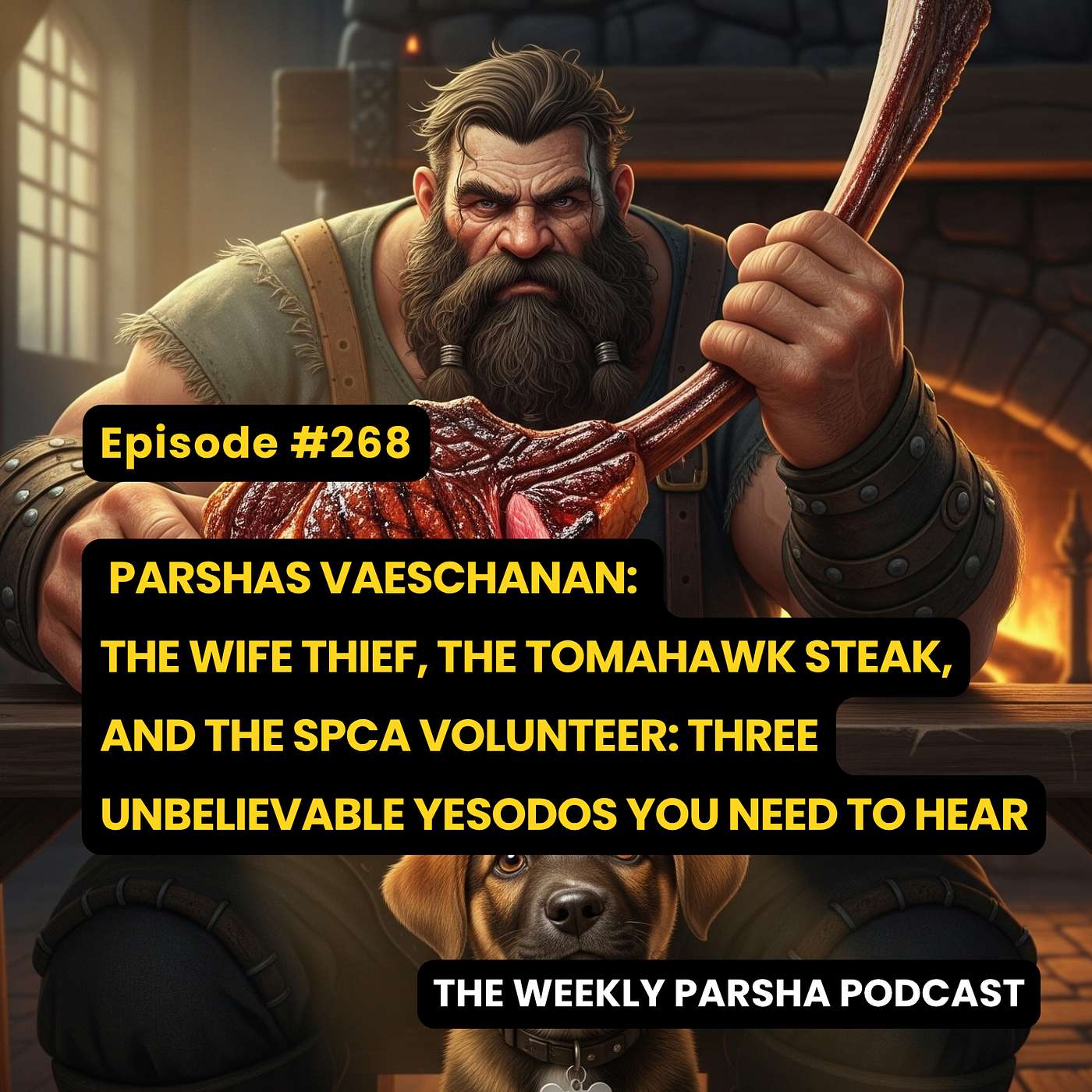 Parshas Vaeschanan:  The Wife Thief, the Tomahawk Steak, and the SPCA Volunteer: Three Unbelievable Yesodos You Need to Hear