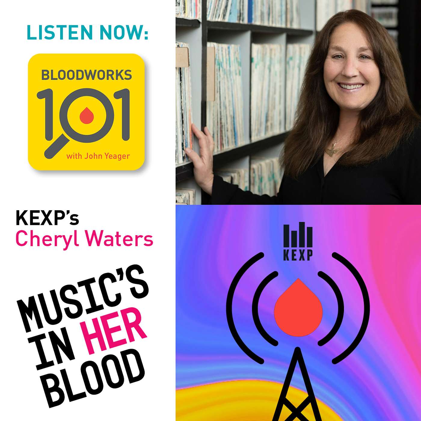 "Music's In Her Blood" - KEXP's Cheryl Waters (S4 E5) episode artwork