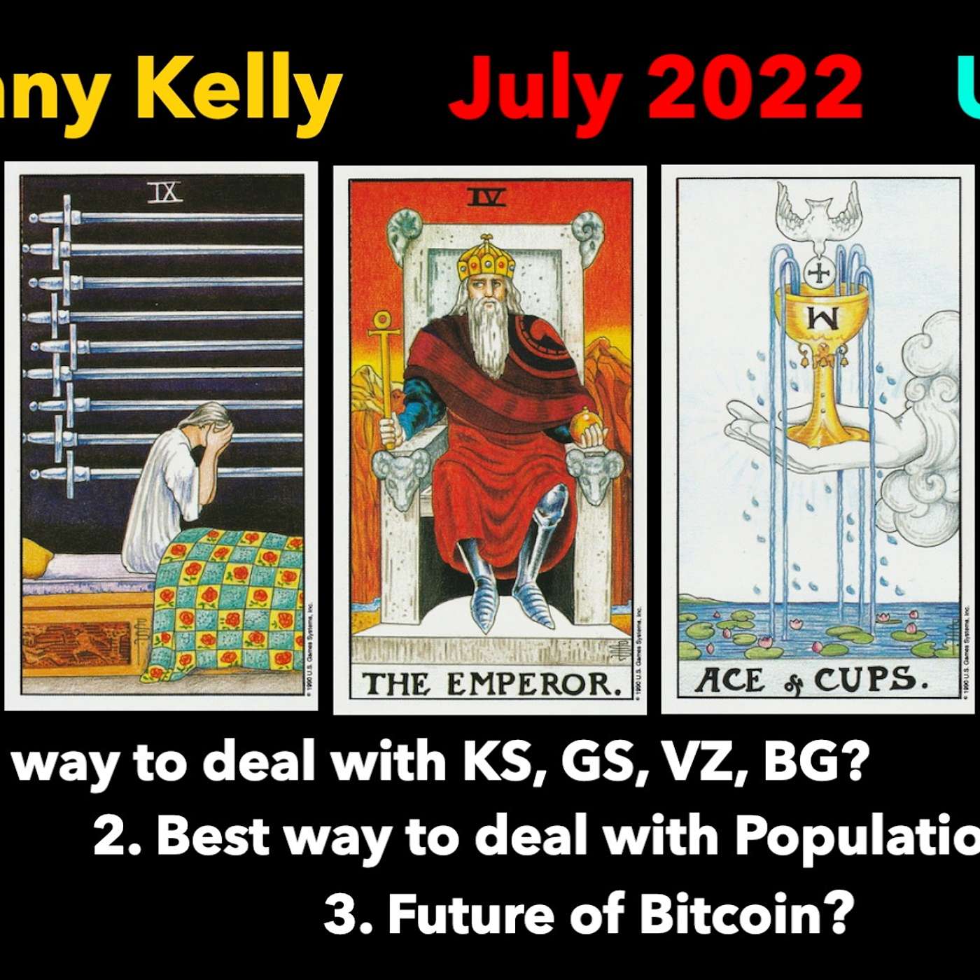 [01 JULY 2022] Tarot: 1.Best way to deal with...?  2. Population split?  3. Future of Bitcoin?