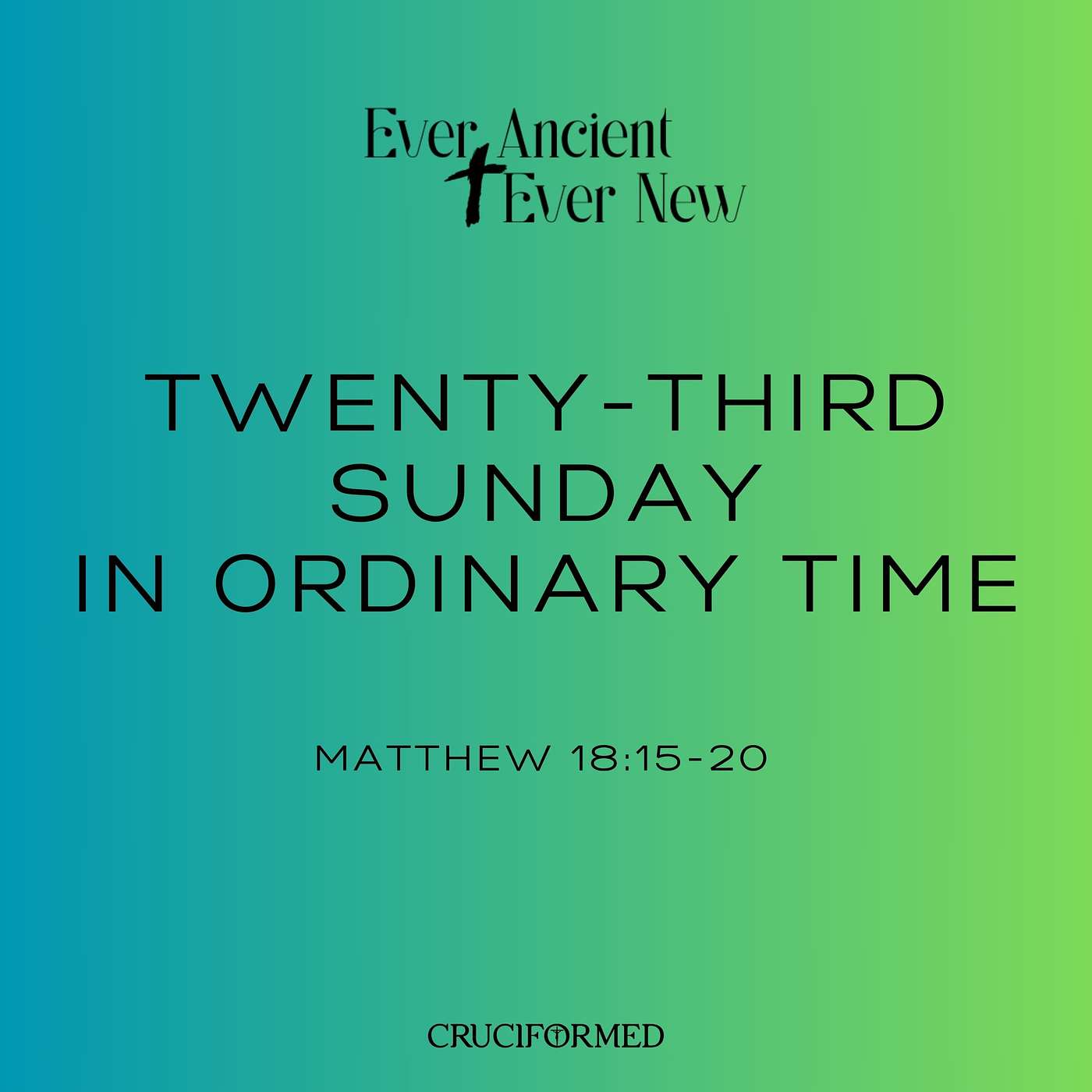 Twenty-third Sunday in Ordinary Time
