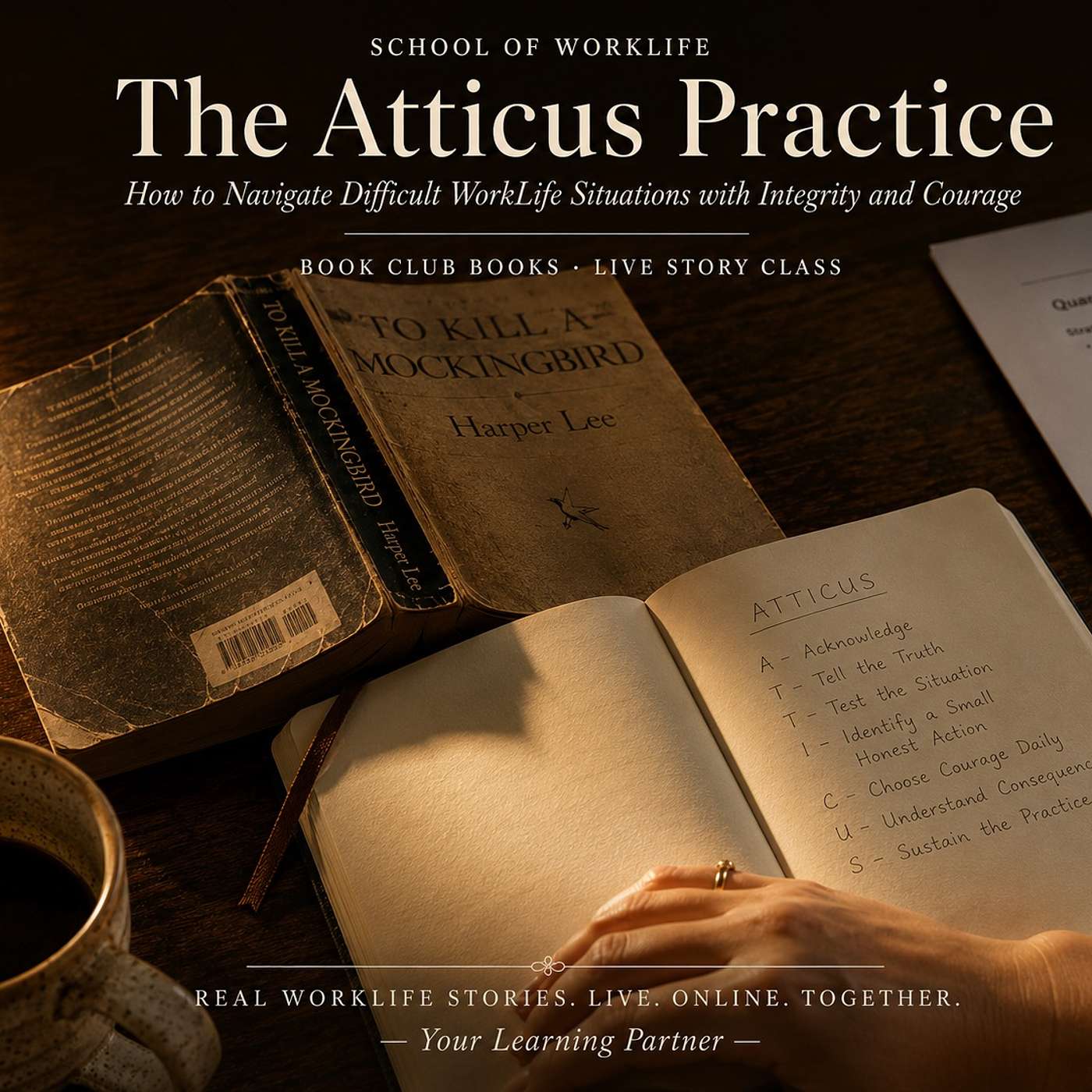 New: The Atticus Practice: How to Navigate Difficult WorkLife Situations with Integrity and Courage Online Live Class episode artwork