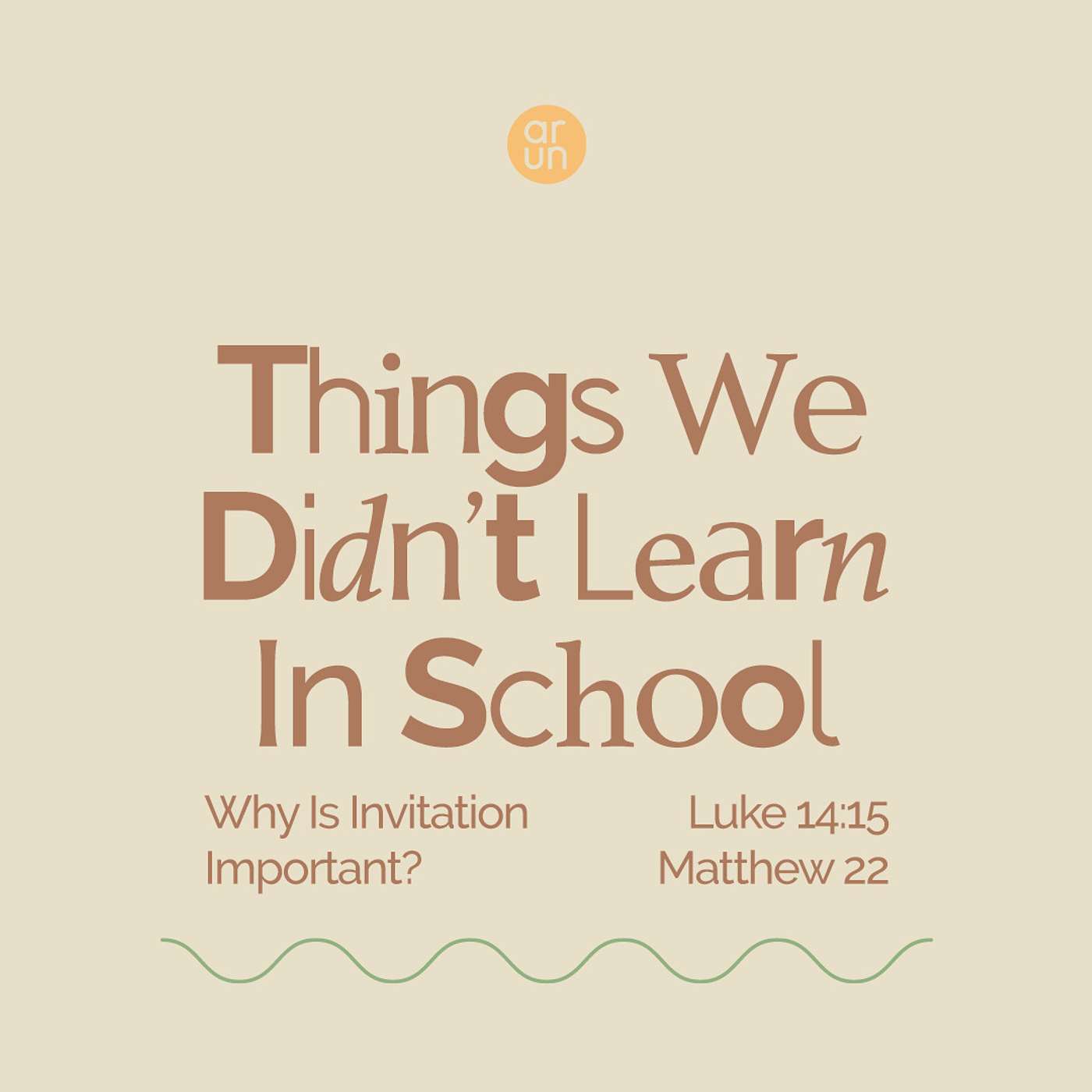 Things we didn't learn in school: Why is invitation important? episode artwork