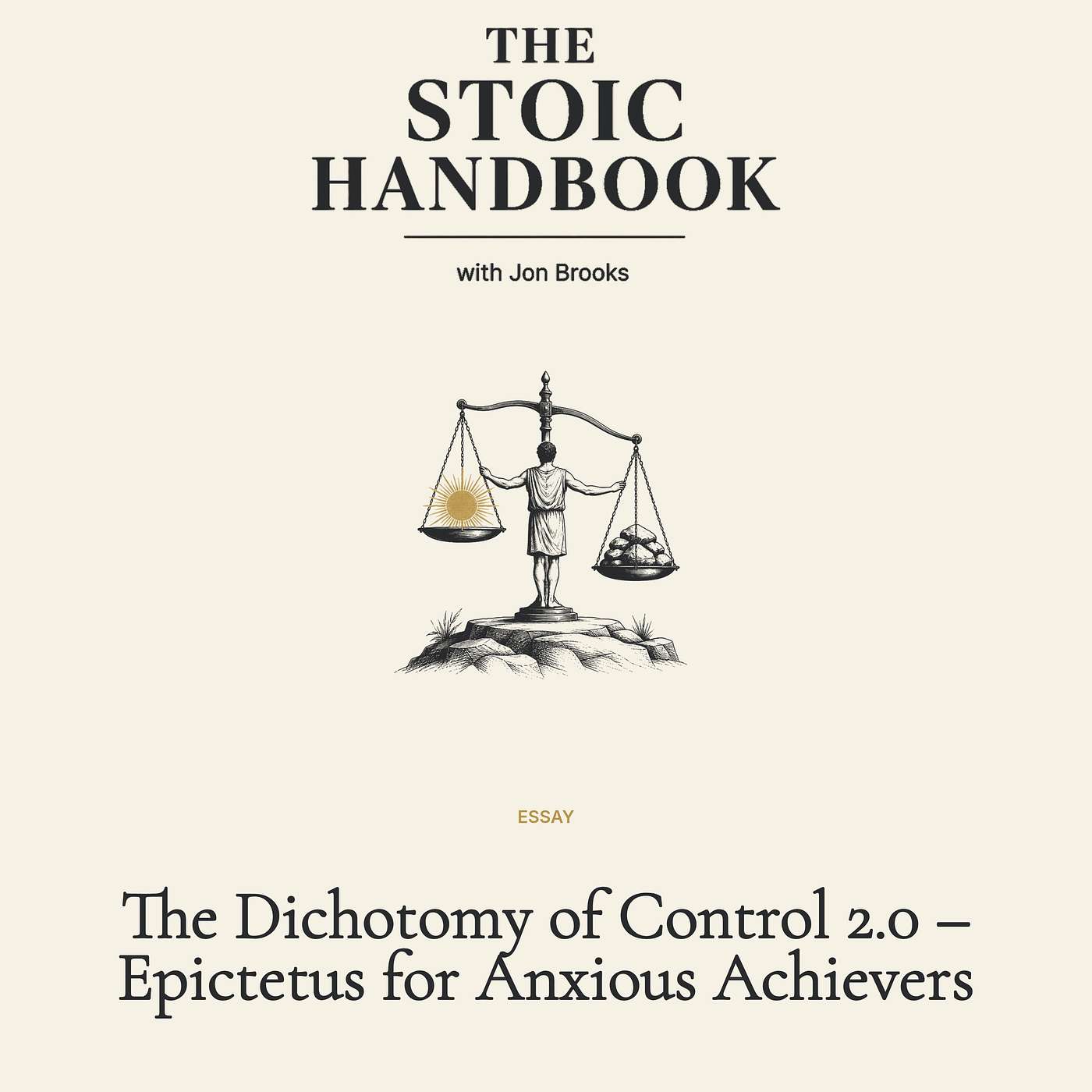 The Dichotomy of Control 2.0 – Epictetus for Anxious Achievers episode artwork