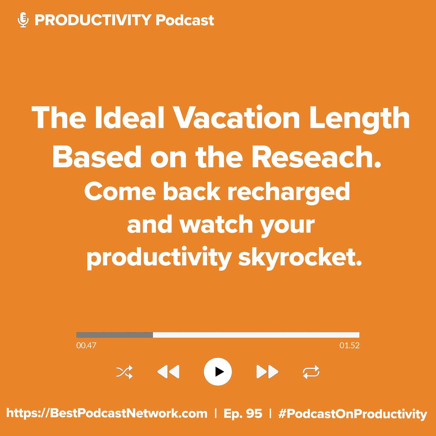 The Ideal Vacation Length Based on the Research. Come back recharged and watch your productivity skyrocket.