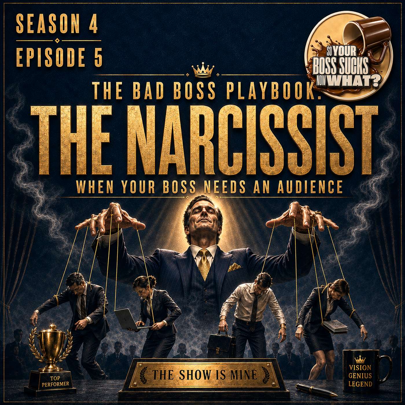 s4 E5: The Bad Boss Playbook: Surviving A Narcissistic Boss episode artwork