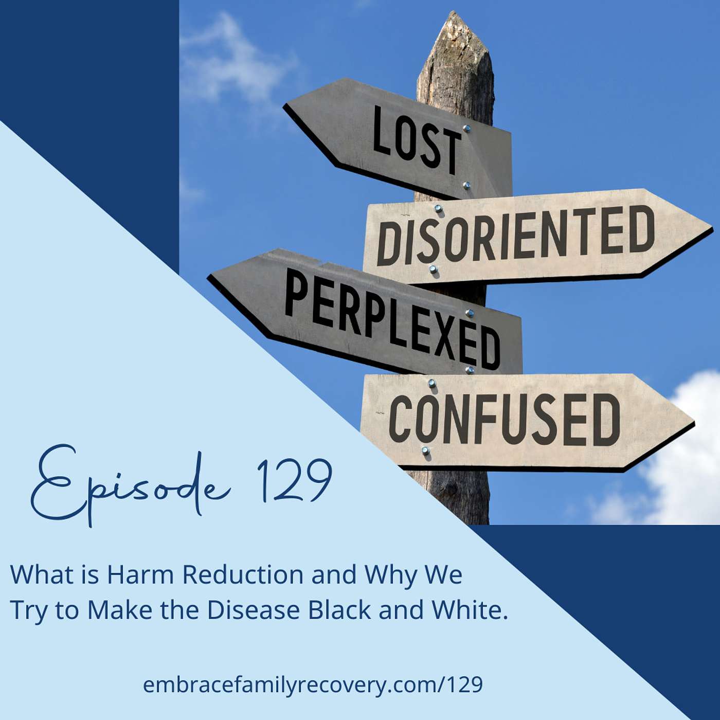 Ep 129 - What is Harm Reduction and Why We Try to Make the Disease Black and White.