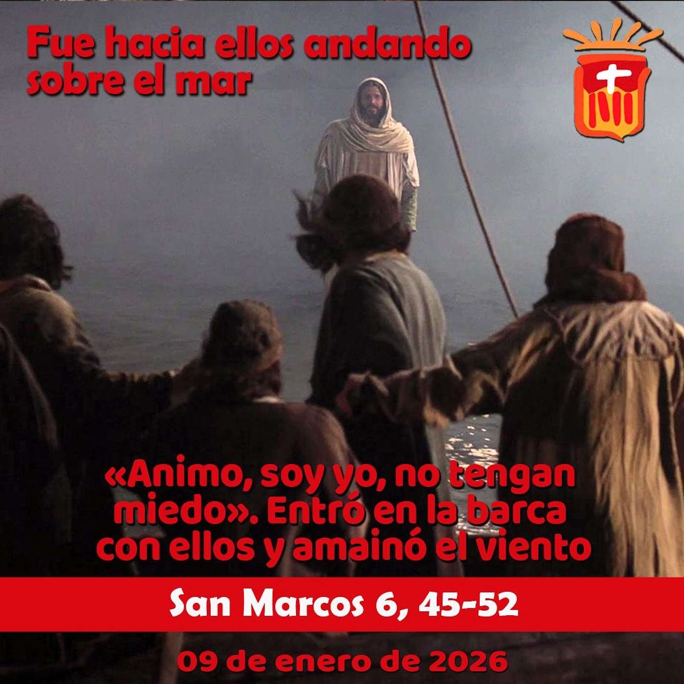 2026-01-09 San Marcos 6, 45-52: Viernes II de Navidad 2026-01-09 San Marcos 6, 45-52: Viernes II de Navidad