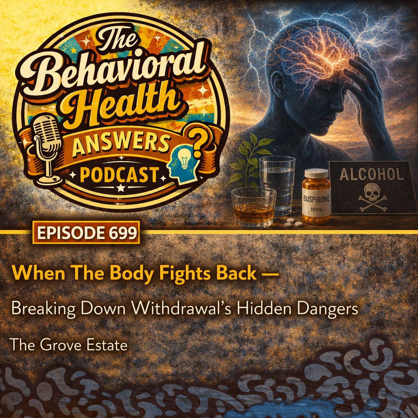 Episode 699: When The Body Fights Back - Breaking Down Withdrawal's Hidden Dangers | The Grove Estate episode artwork