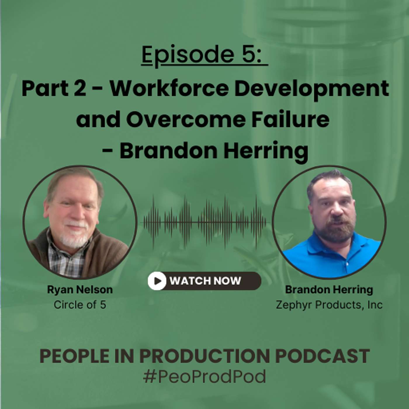 Episode 5: Part 2 - Workforce Development and Overcome Failure - Brandon Herring episode artwork