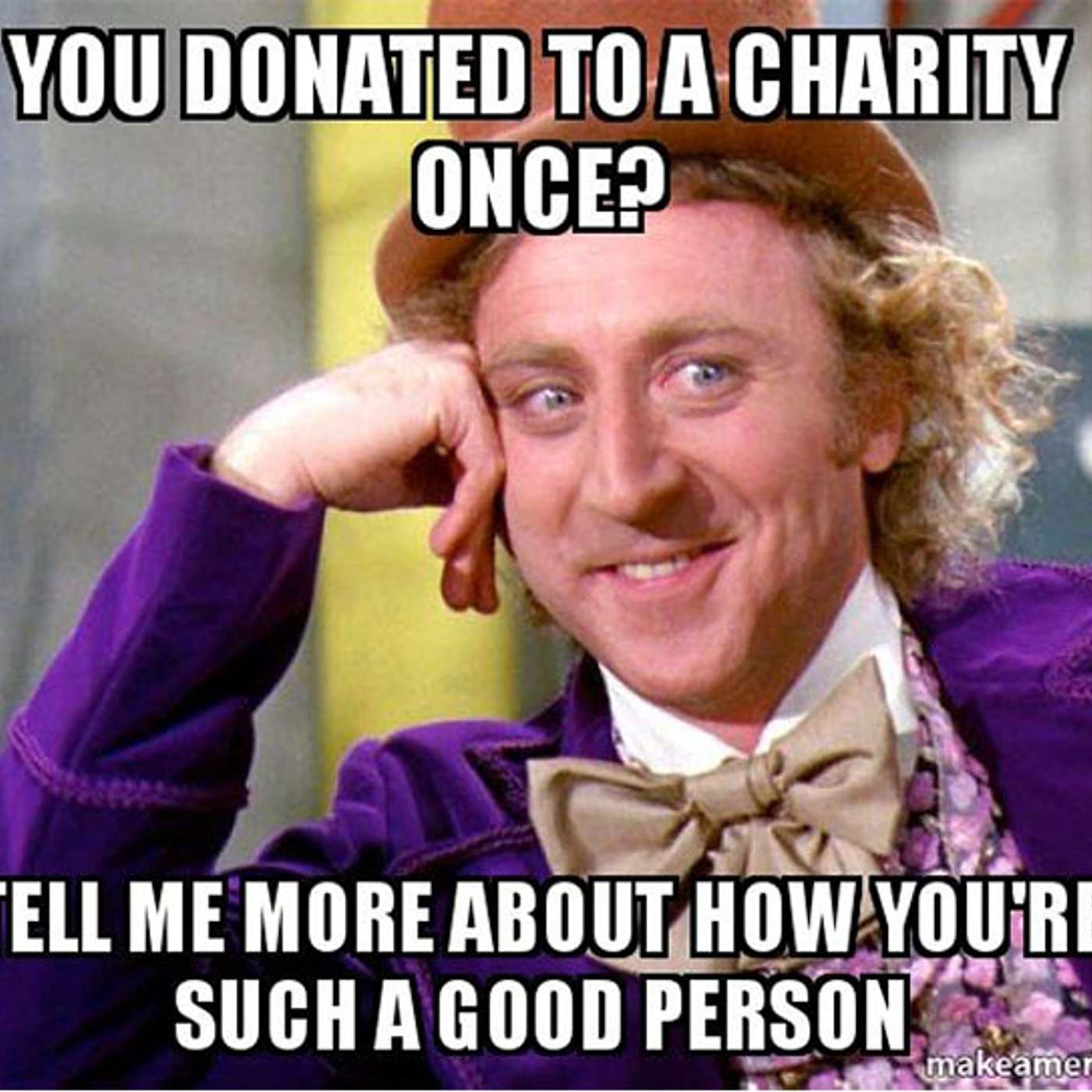 Feb 23 Helping people?  Or stroking egos?