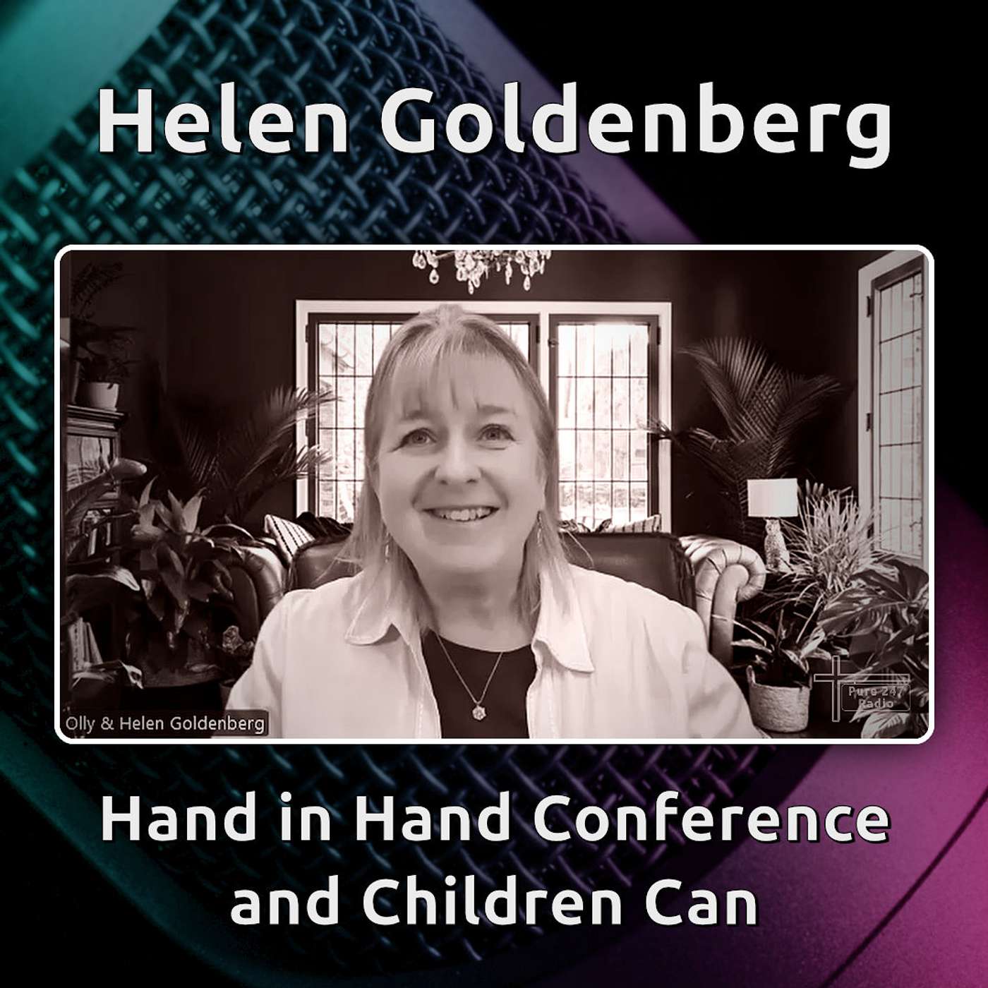 Andy B meets Helen Goldenberg, from Children Can and the Hand in Hand Conference