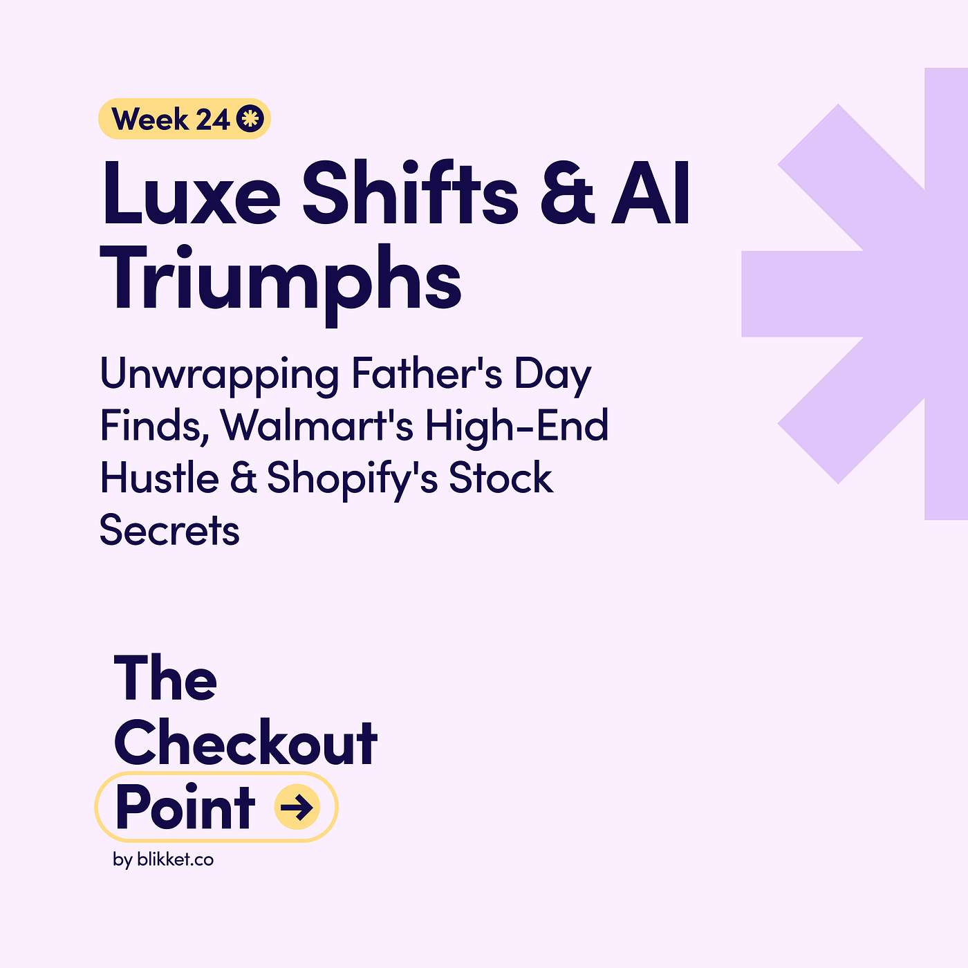 The Checkout Point by Blikket.co - Weekly eCommerce Insights Digest