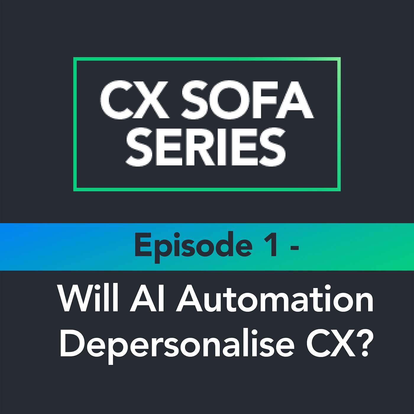 CX Sofa Series: Will AI depersonalise the customer experience? episode artwork