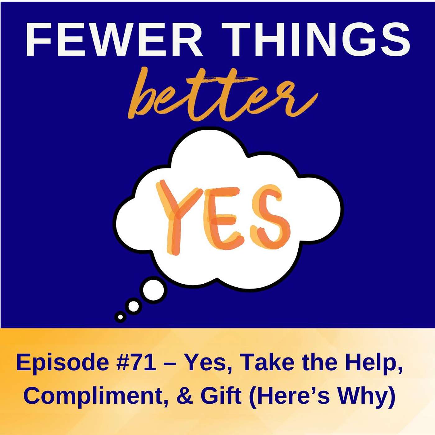 Fewer Things Better