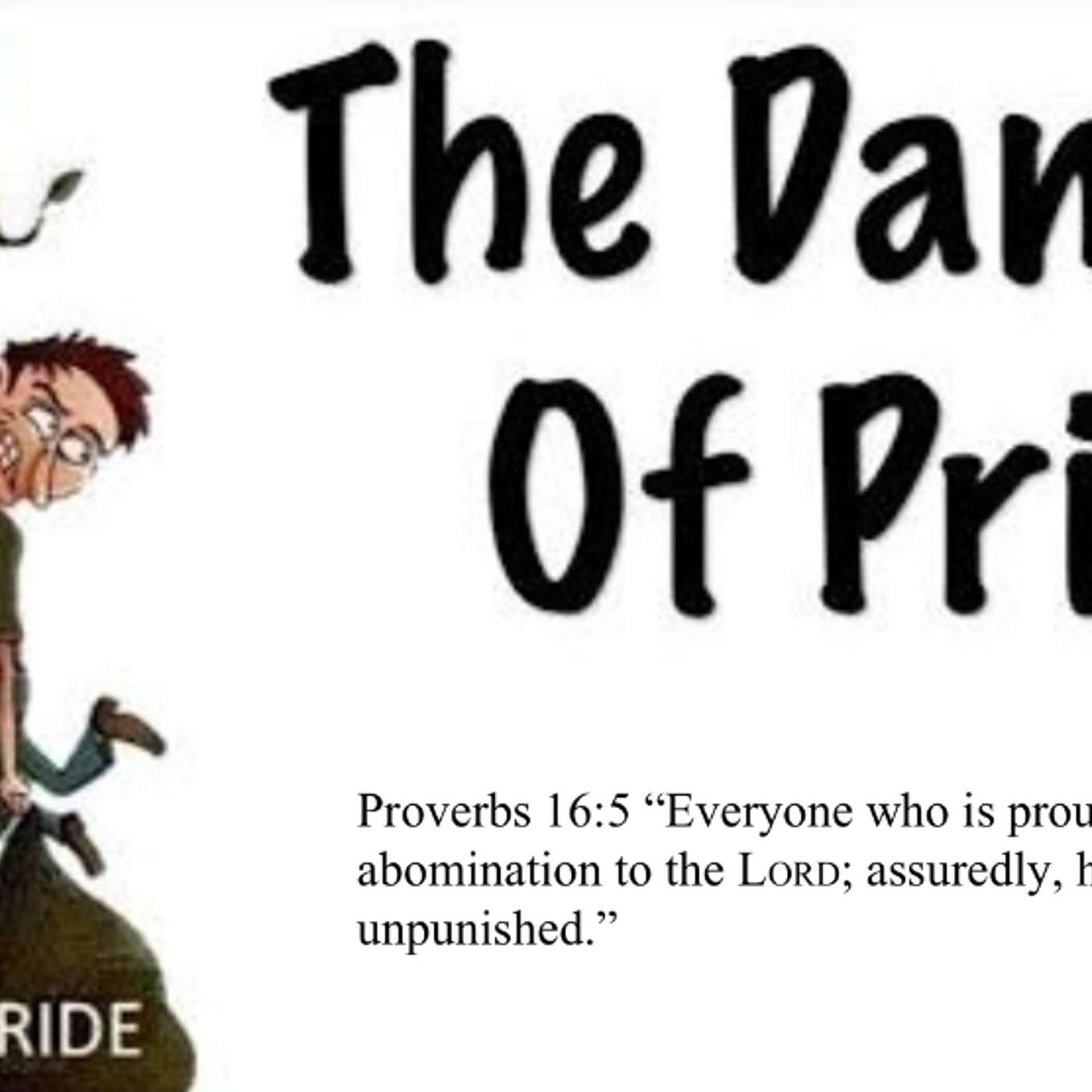 The Danger of Pride - Chris Hussey