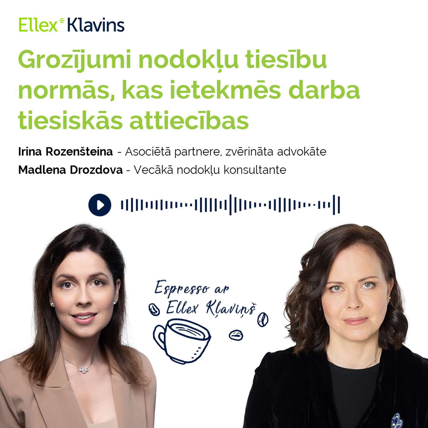 Espresso ar Ellex Klavins