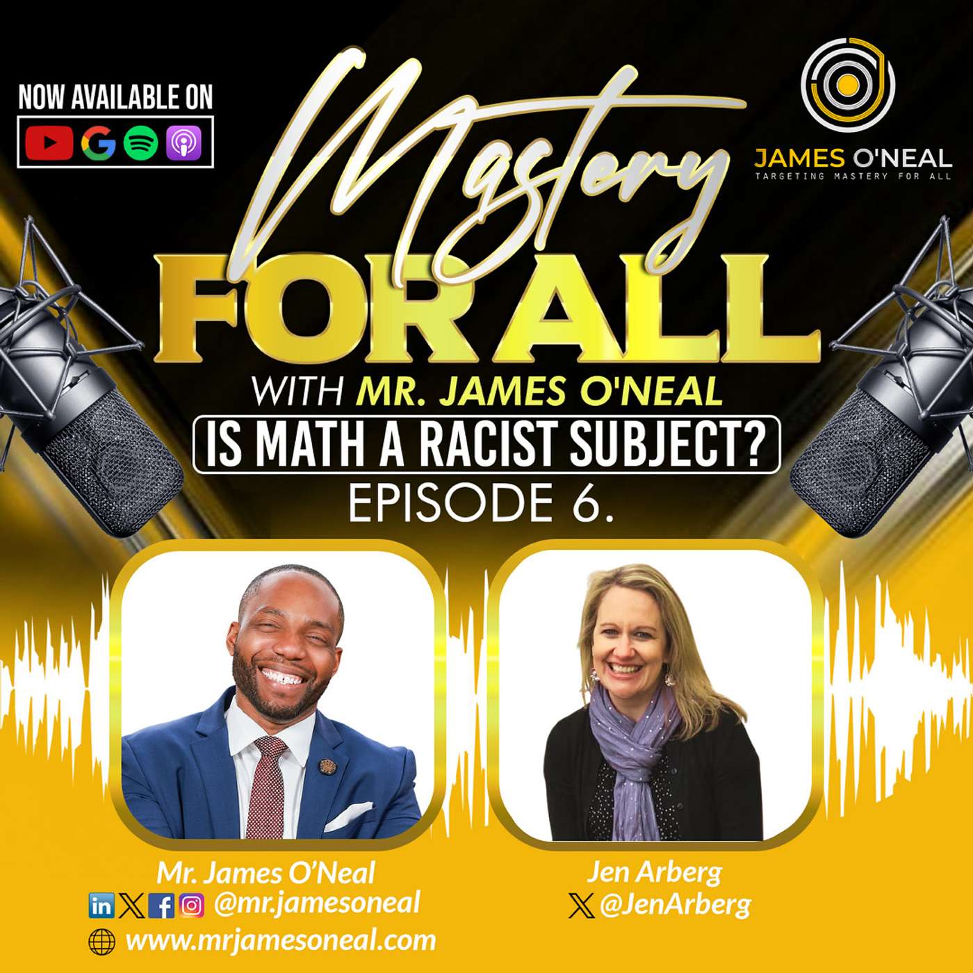 Mastery For All with Mr. James O\'Neal