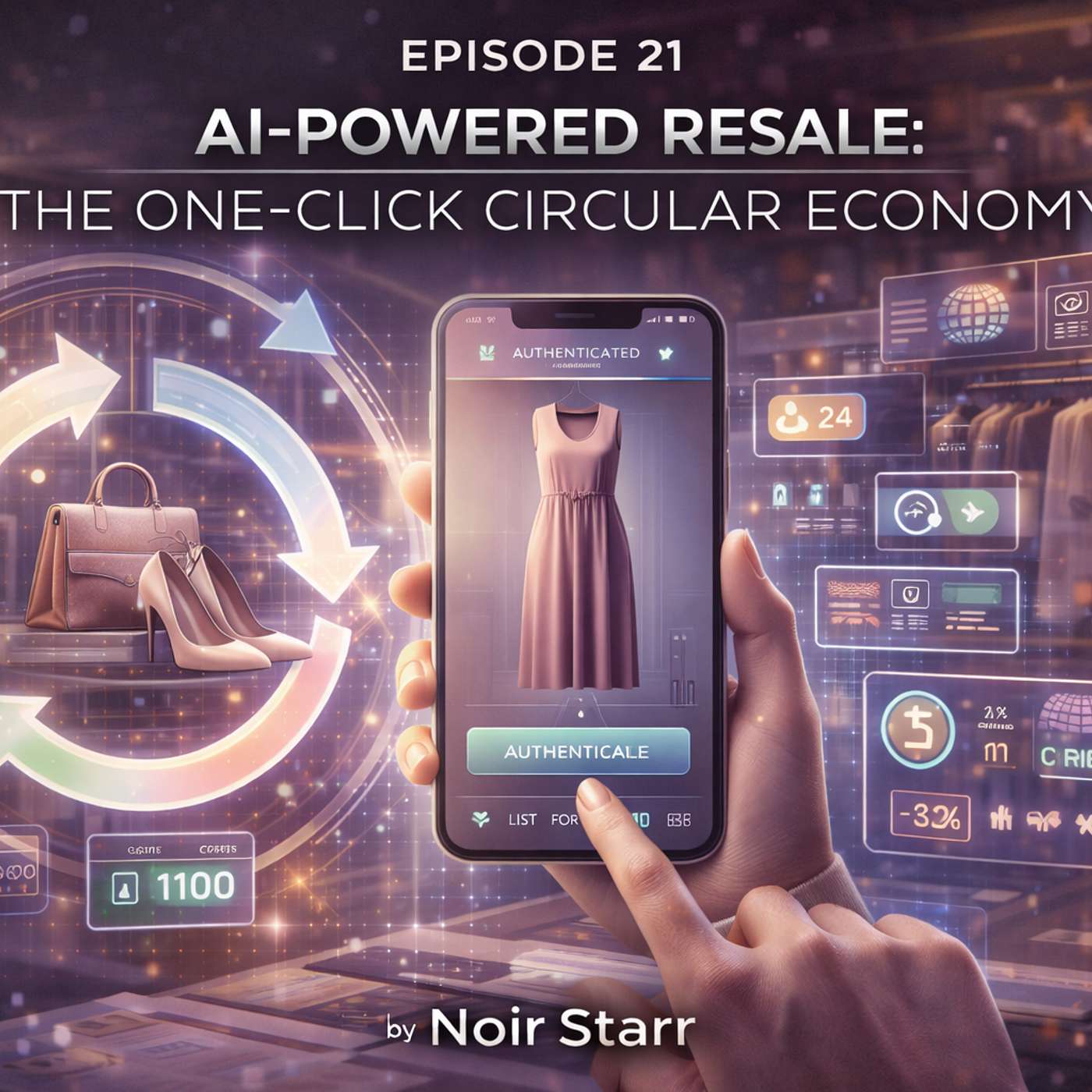 🎙️ Episode 21 Title:  “AI-Powered Resale: The One-Click Circular Economy” episode artwork