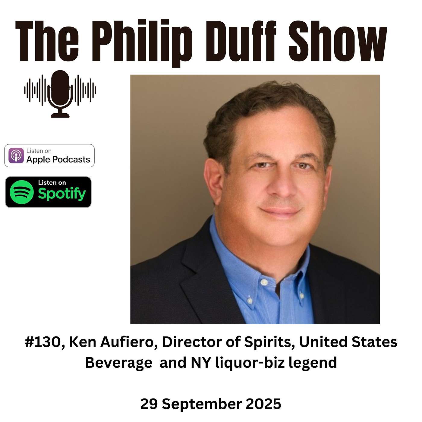 #130, Ken Aufiero, Director of Spirits, United States Beverage  and NY liquor-biz legend