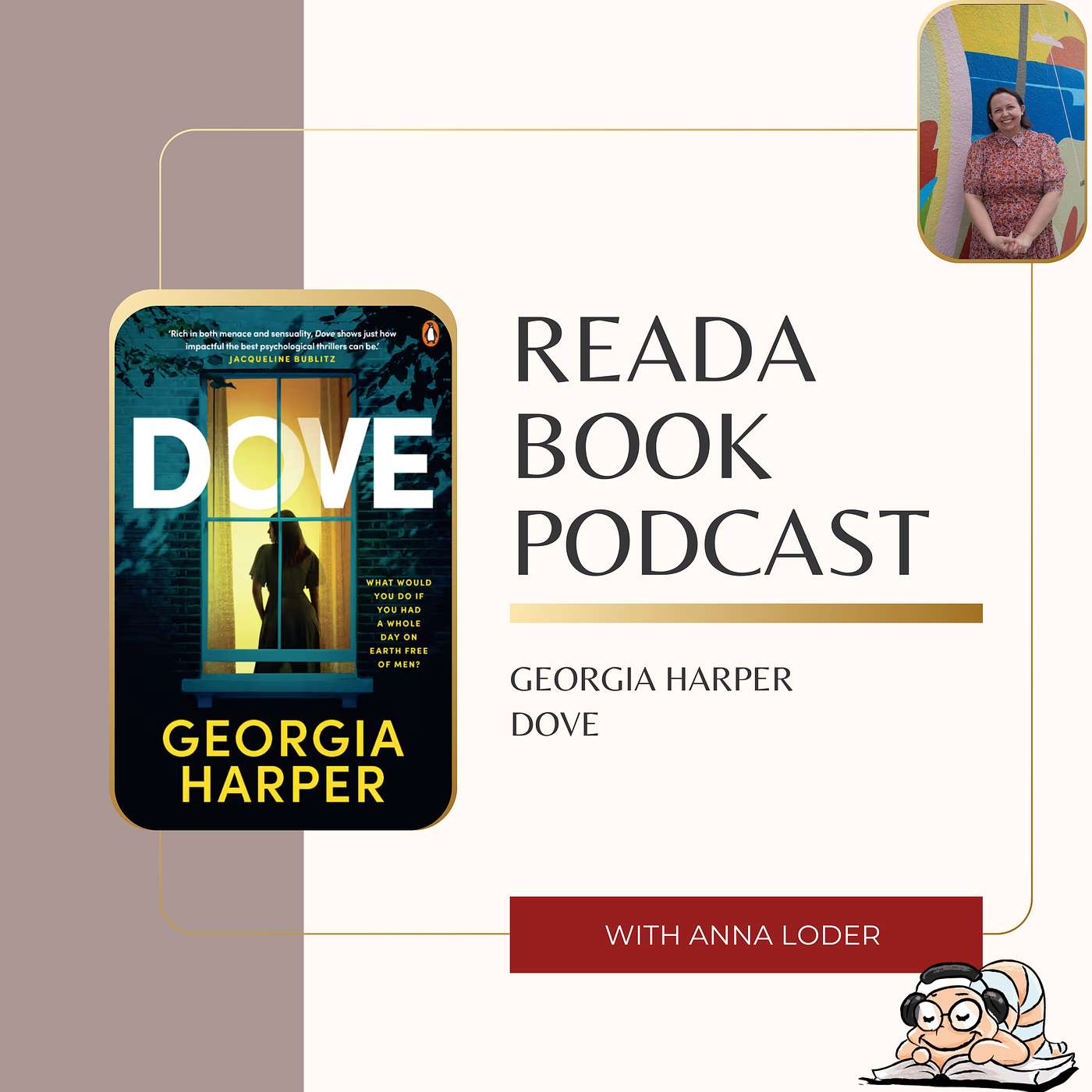 ReadA Book Podcast- Georgia Harper Dove episode artwork