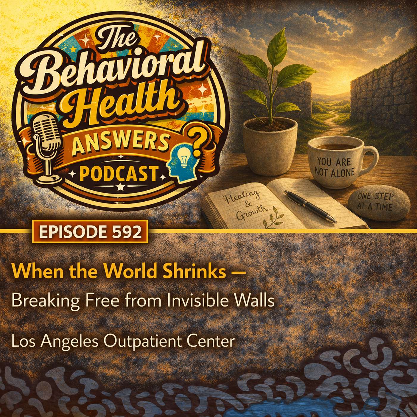 Episode 592: When the World Shrinks - Breaking Free from Invisible Walls | Los Angeles Outpatient Center episode artwork