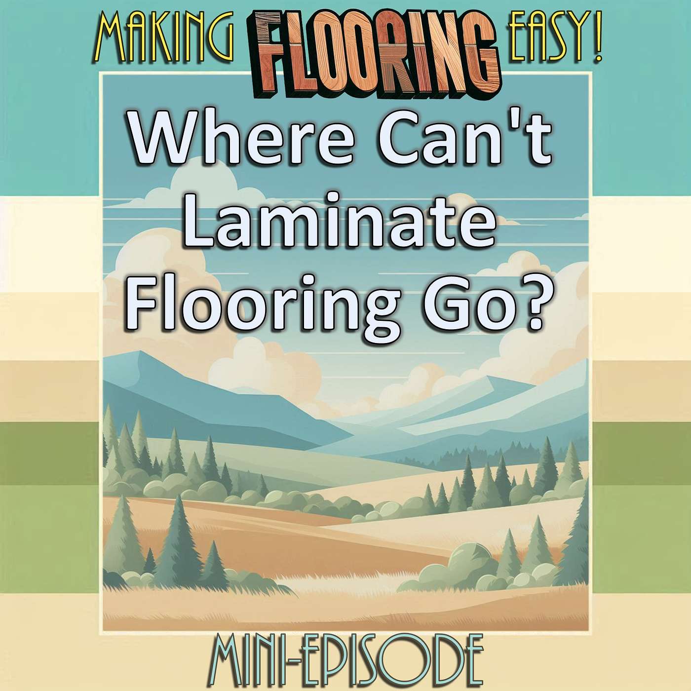 Making Flooring Easy - FLOOR SHOPPING - 03k - Where Can't a Laminate Floor Go?