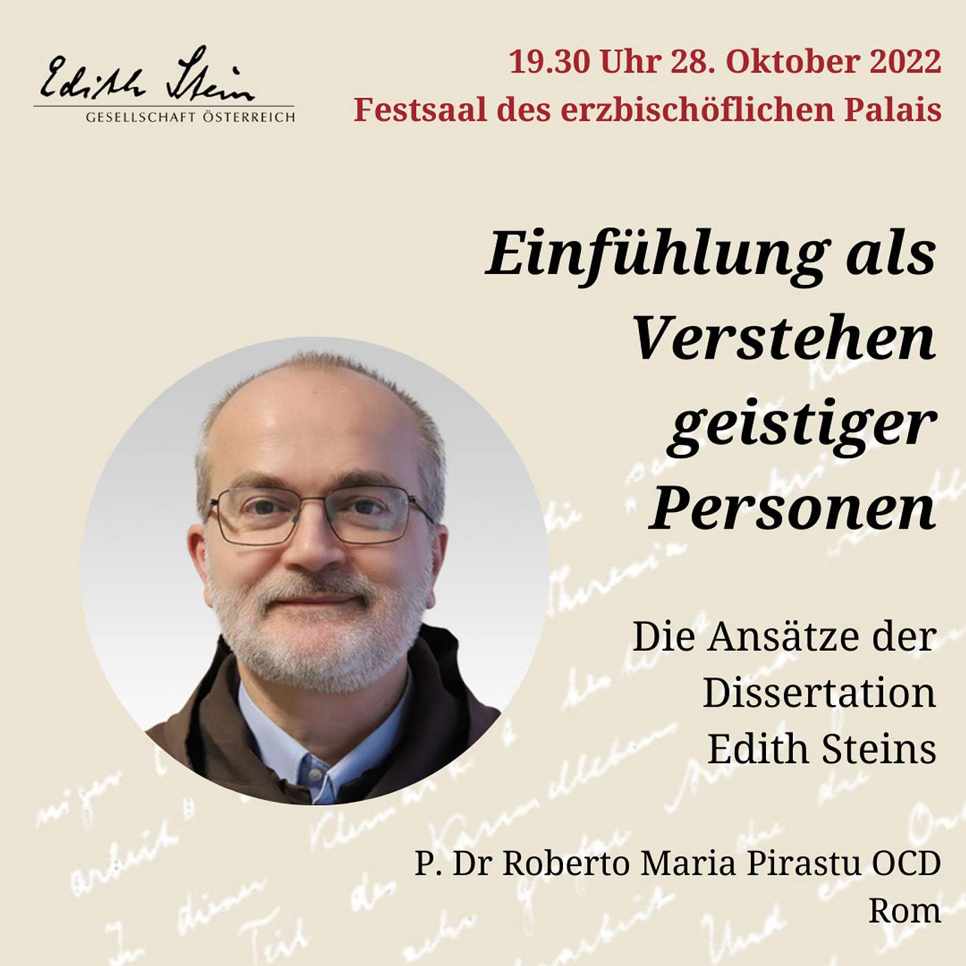 Einfühlung als Verstehen geistiger Personen: Die Ansätze der Dissertation Edith Steins episode artwork