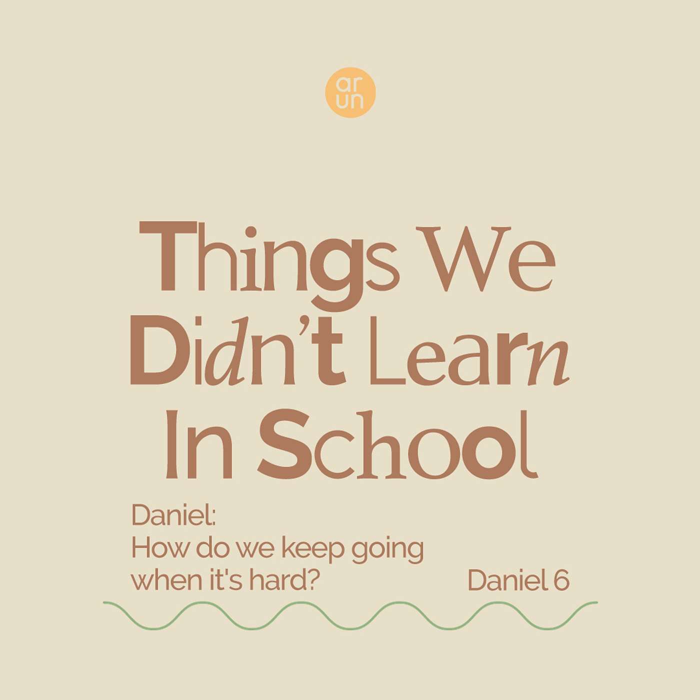 Things We Didn't Learn In School: Lessons from the Prophets - How Do We Keep Going When It's Hard? episode artwork