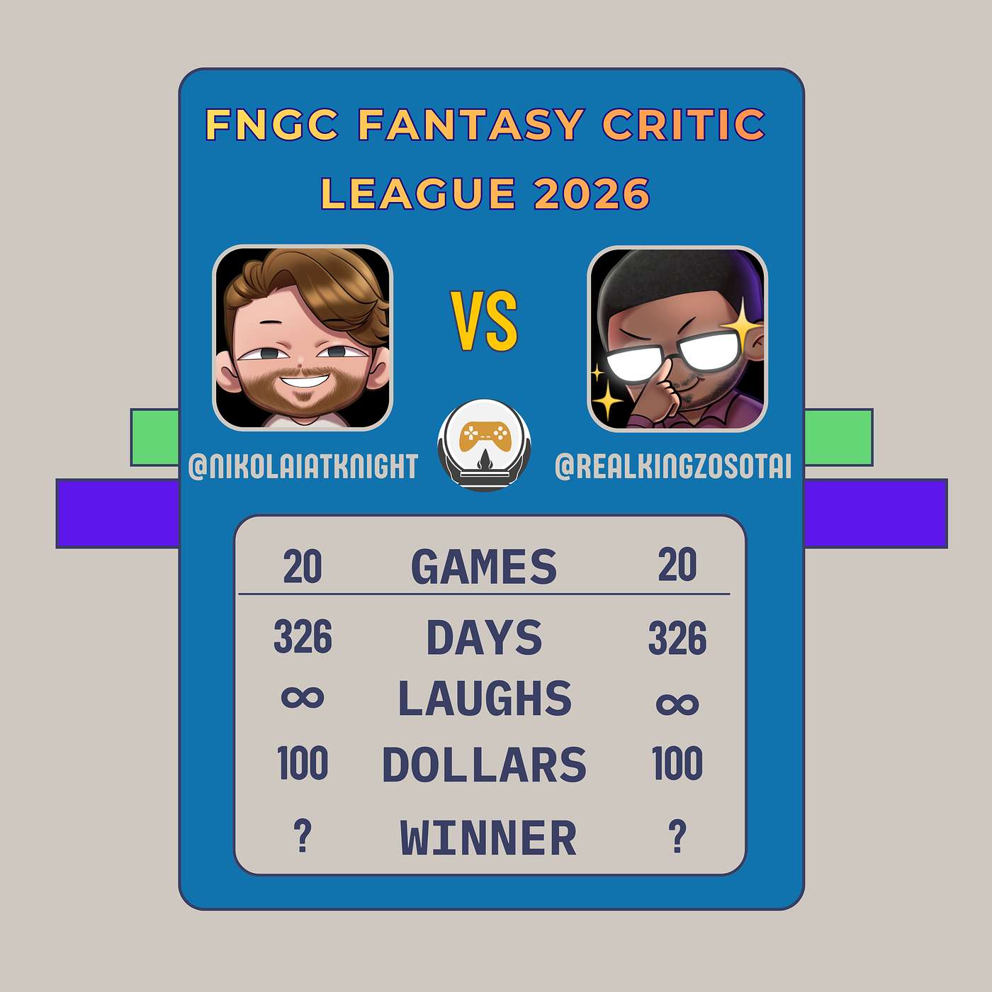 FNGC Fantasy Critic Draft 2026