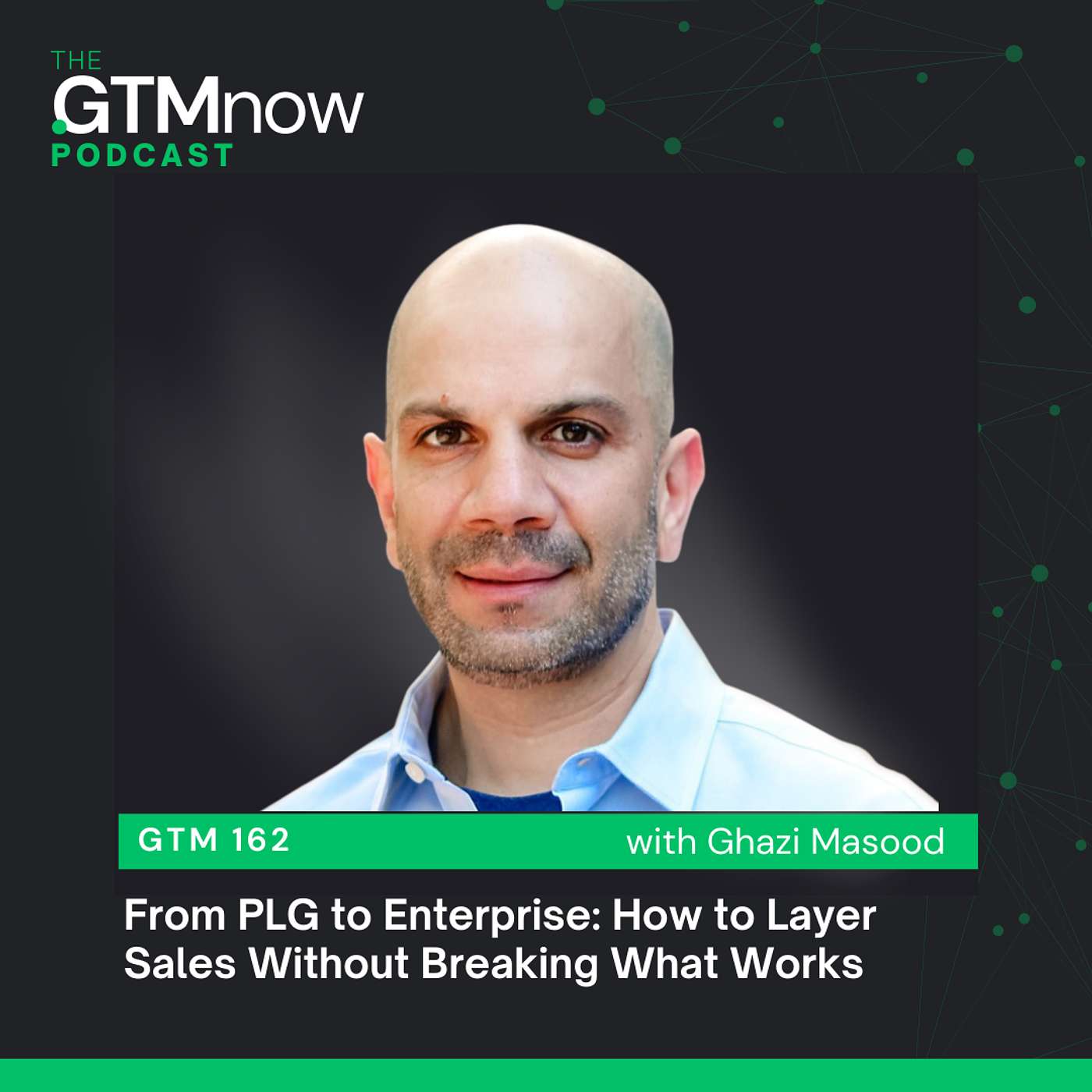 GTM 162: From PLG to Enterprise: How to Layer Sales Without Breaking What Works | Ghazi Masood