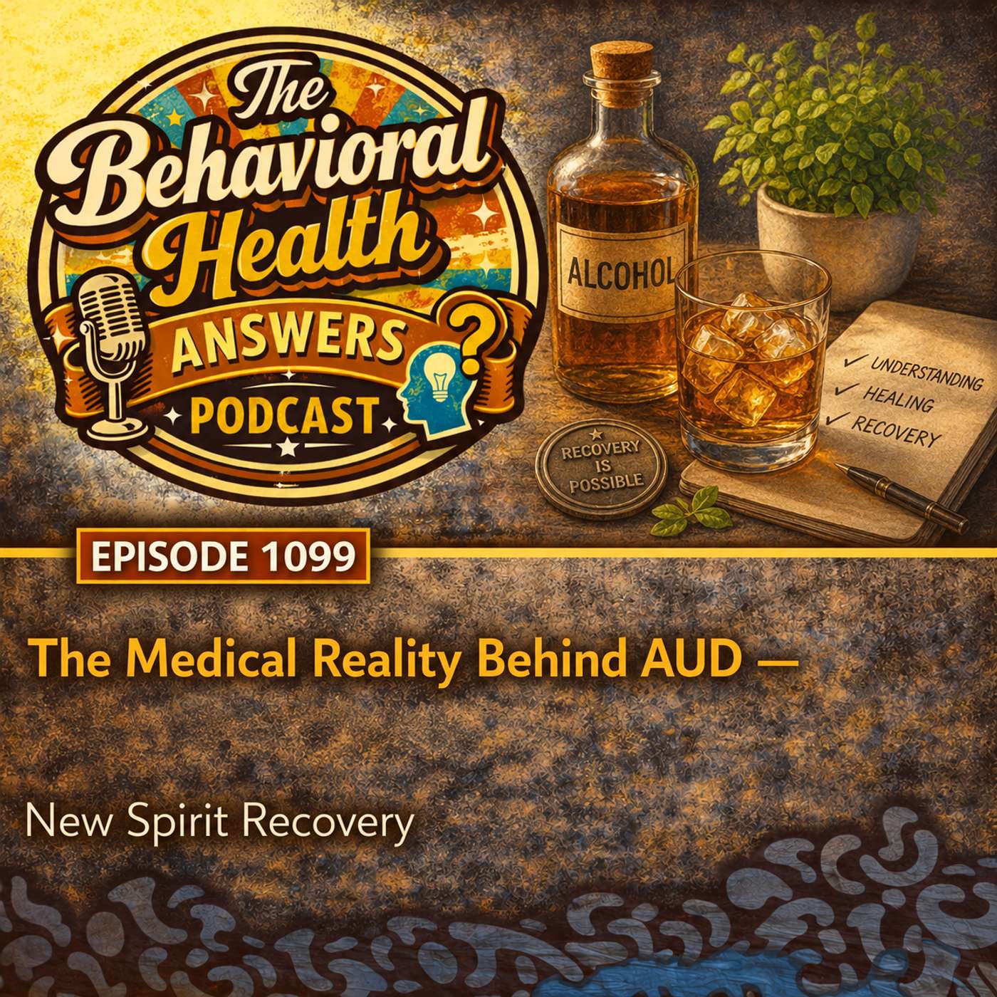 Episode 1099: The Medical Reality Behind AUD | New Spirit Recovery episode artwork
