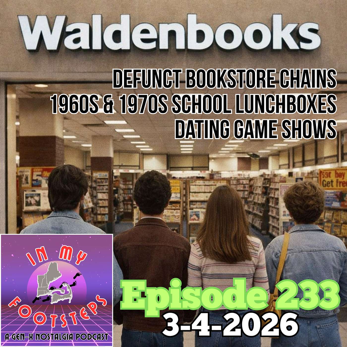 Episode 233: Defunct Bookstore Chains, 60's & 70s Lunchbox Culture, Dating/Love Game Shows(2-25-2026)