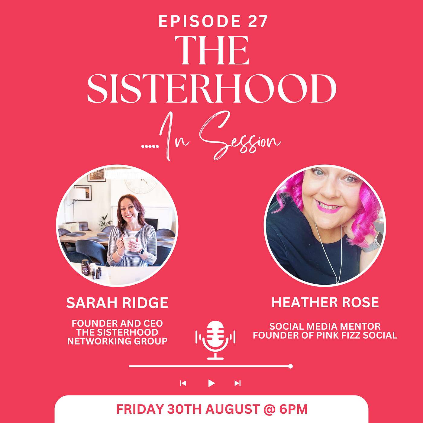 With Heather Rose.....Social Media Mentor And Founder Of Pink Fizz Social episode artwork