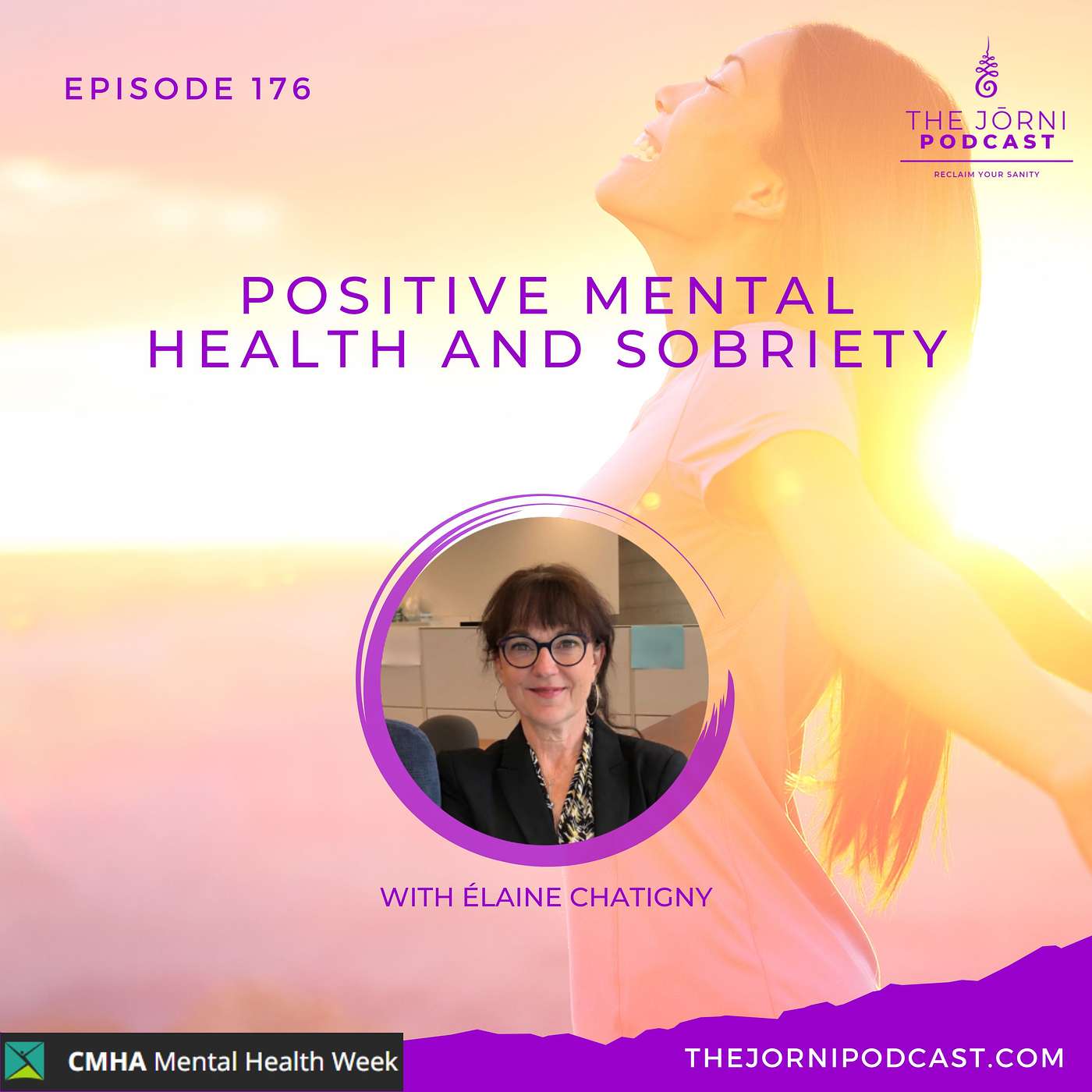 Episode 176 - Positive Mental Health and Sobriety with Élaine Chatigny