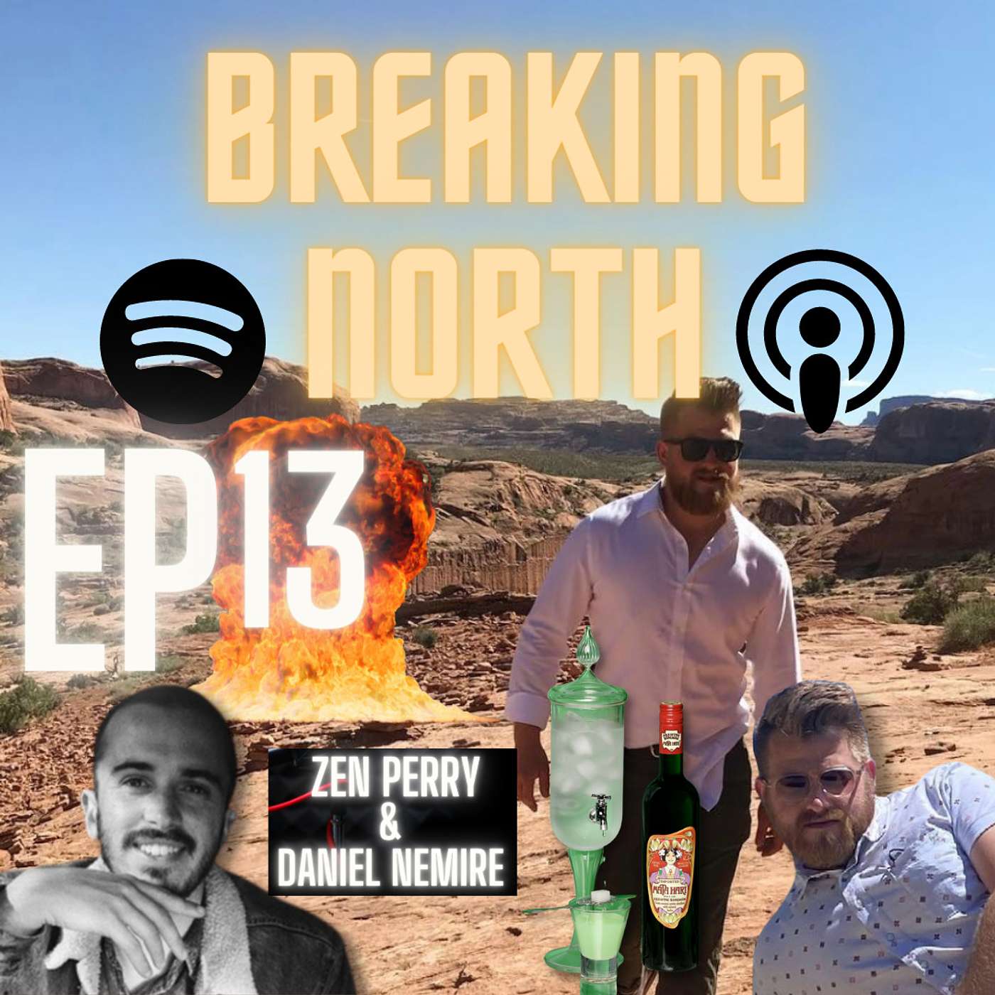 Ep. 13 THE ABSINTHE DIARY - Musician Daniel Nemire and Zen on how to start a podcast, musical partnership and more