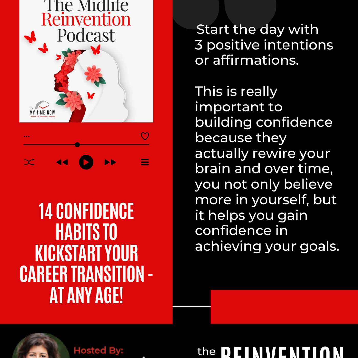 #181: 14 Confidence Habits to Kickstart Your Career Transition - at any age!