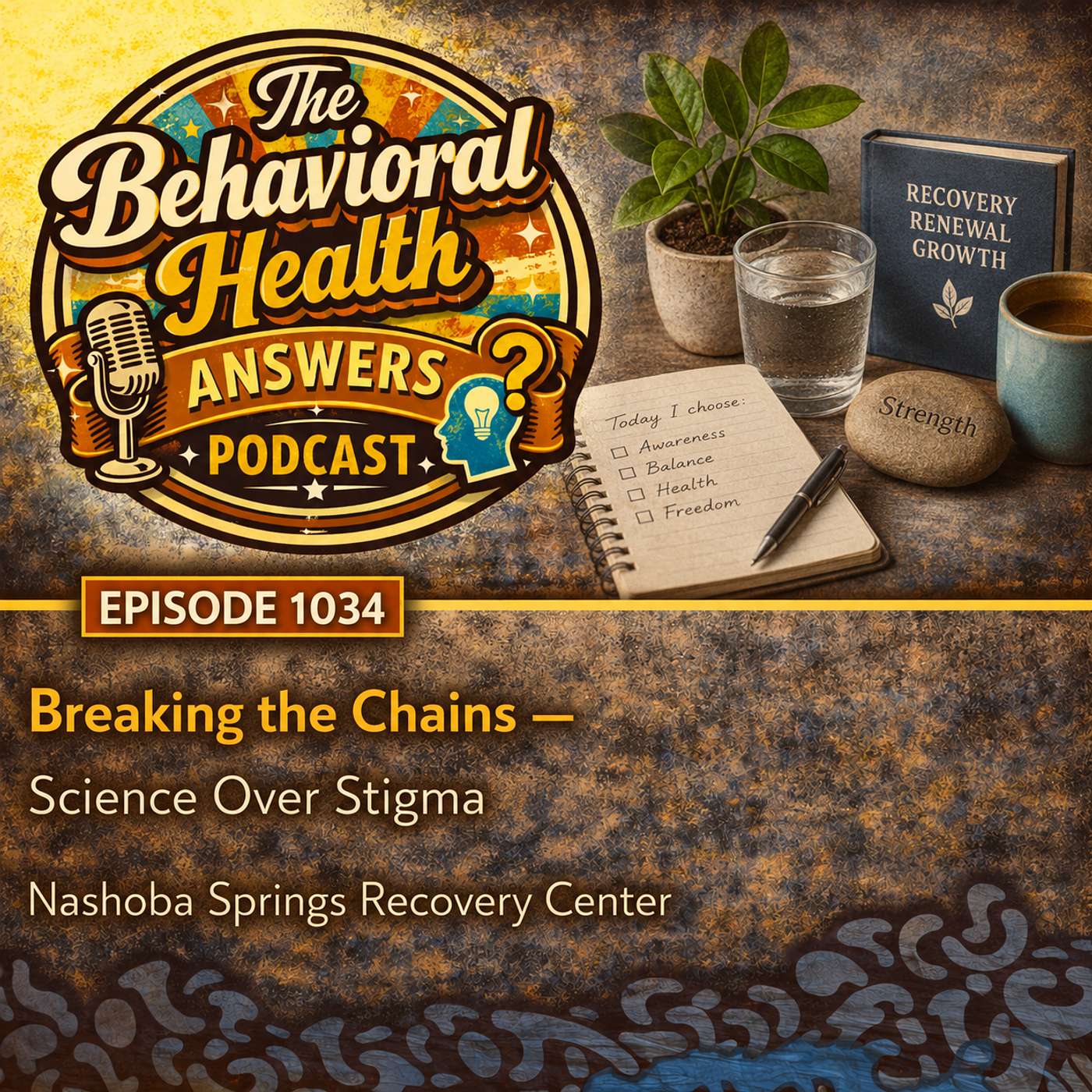Episode 1034: Breaking the Chains - Science Over Stigma | Nashoba Springs Recovery Center episode artwork