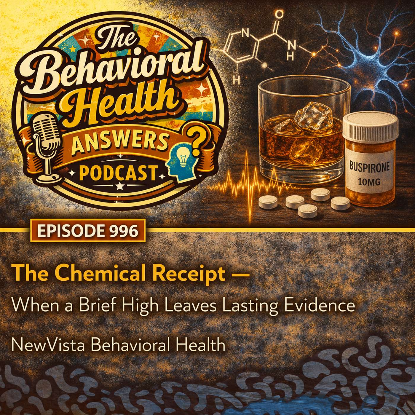 Episode 996: The Chemical Receipt - When a Brief High Leaves Lasting Evidence | NewVista Behavioral Health episode artwork