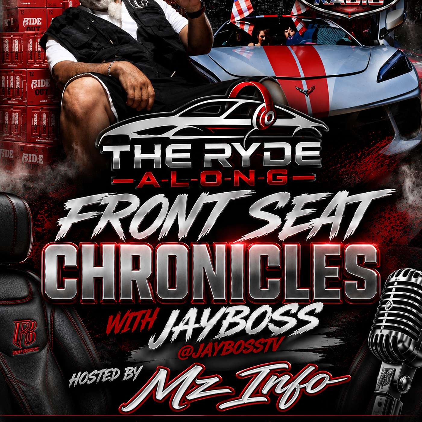 Friday Front Seat Chronicles with Mz Info ft- JayBoss Prez.of L.E.S. Ruff Ryders from JayBoss TV episode artwork