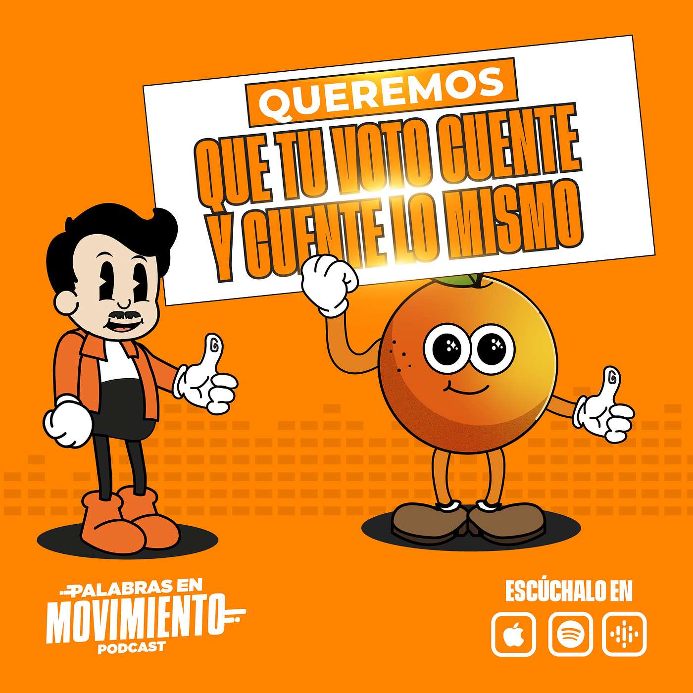 Queremos que tu voto cuente y cuente lo mismo