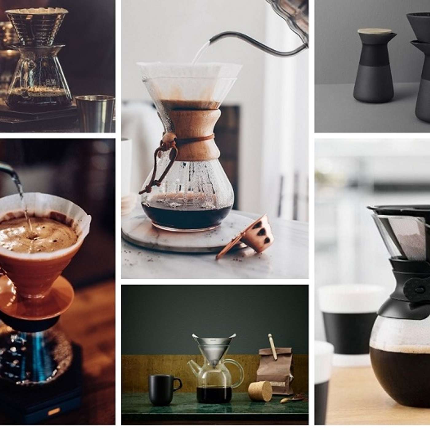 Pour over kaffebrygger for manuell brygging episode artwork