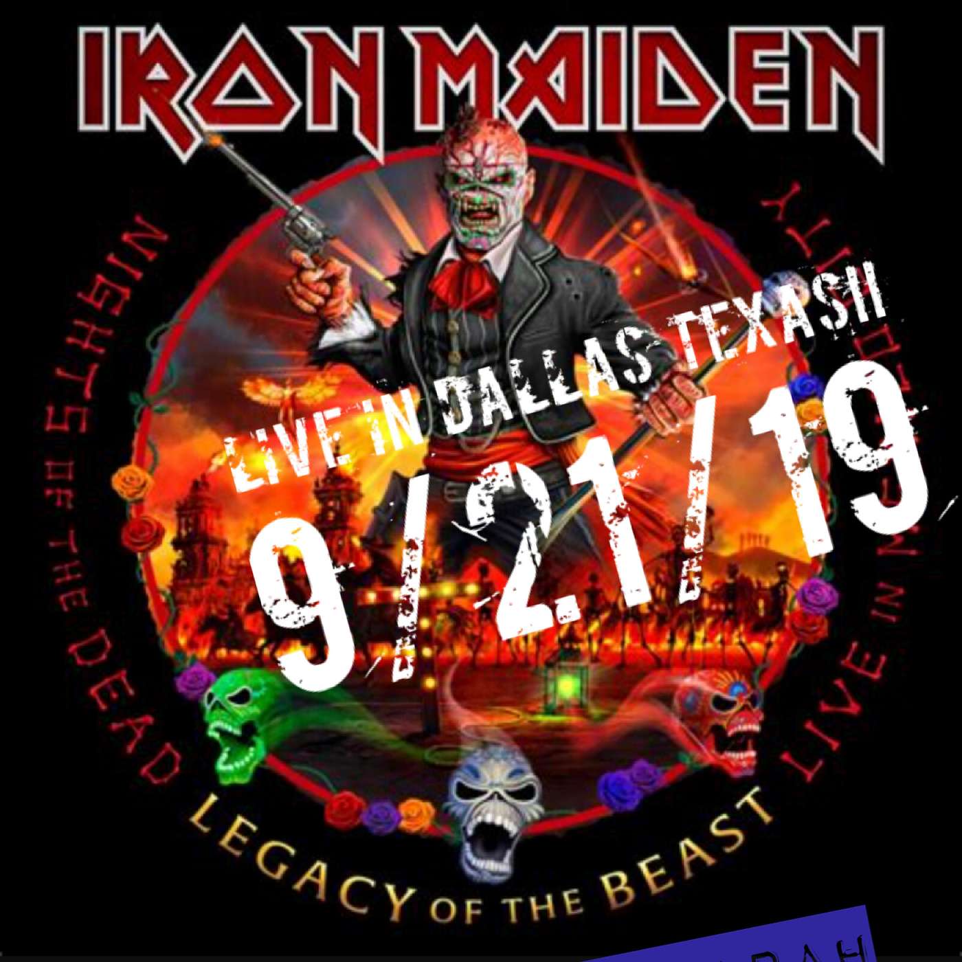 Iron Maiden... Legacy of the Beast LIVE IN DALLAS, TEXAS! 9/21/19